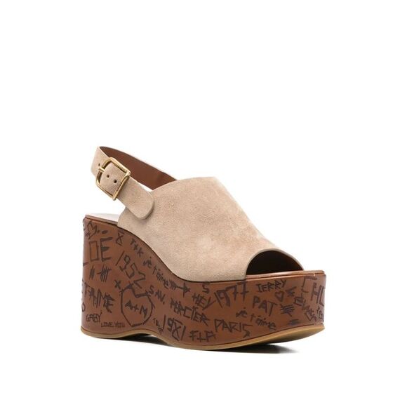 Chloe Women "Maxime" High Wedge - Picture 3 of 4